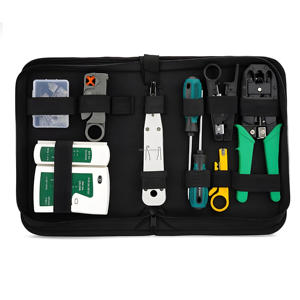 Netzwerk Tel Tool Kit Crimp werkzeug Drahts ch neider Kabel ab streifer Stanz messer CAT5 CAT6 RJ45 RJ11 Lan <span class=keywords><strong>Tester</strong></span>