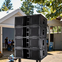 Profesional 820W Dual 12 pulgadas Split frecuencia Line Array sonido altavoz neodimio imán 8ohm para escenario al aire libre Club rendimiento