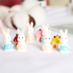 1:12 <span class=keywords><strong>casa</strong></span> <span class=keywords><strong>de</strong></span> muñecas Mini miniatura Little Rabbit's Mushroom House Resina natural - Product Image 1