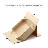 Carton magnétique noir de luxe en gros pour perruque vêtements emballage de boîte-cadeau magnétique pliante à bas quantité minimale de commande avec stratification mate