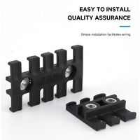 KZL Steel Snap-in Cable Tie Plate Terminal Connector untuk Rel DIN35 & C-shaped NS30/15 Papan Pengurang Beban Kelas Atas 600V
