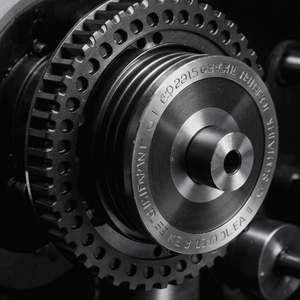 Polea de distribución de hierro XL con núcleo de engranaje para control de tensión robótica - Product Image 1