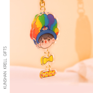 Porte-clés en acrylique brillant personnalisé Kunshan Krell, pendentifs, breloques, décoration, cadeau en acrylique - Product Image 2