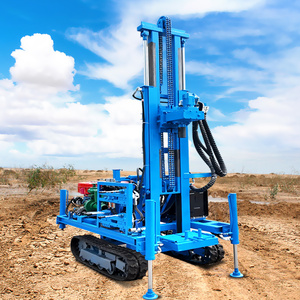 Chuyên nghiệp 220V đa chức năng nhỏ nước giếng khoan Giàn Khoan 200m chiều sâu hộp Số động cơ bơm mang lõi để bán - Product Image 1