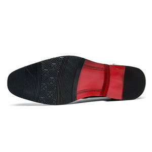 Nouvelle collection S0068X – Mocassins légers en cuir véritable de vachette pour homme, bord ouvert, brodés, style automne, pour occasions formelles - Product Image 3