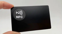 Tarjetas de Visita y Membresía NFC de Acero Inoxidable al por Mayor - Mini Etiquetas Resistentes al Agua con Tecnología NFC para Grabado