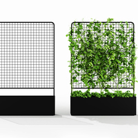 Desain Baru Kotak Penanam Baja Corten dengan Panel Layar