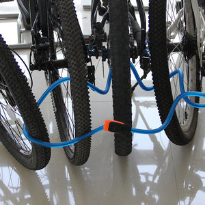 Câble de verrouillage de vélo en acier 1,2 m 1,5 m 1,8 m Antivol Durable Universel Accessoire pour VTT et vélo de route - Product Image 3