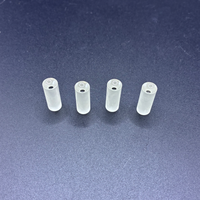 Lentille d'endoscope en verre optique en forme de cylindre, personnalisable OEM pour instruments médicaux et esthétiques