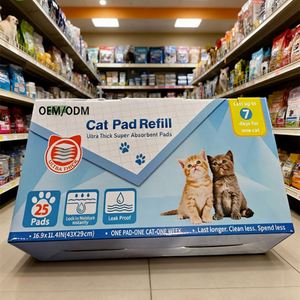 Ventes en gros de tapis absorbants pour chiots à bas prix, design anti-fuites et à séchage rapide, tapis absorbants jetables pour chiens, extra épais, infusés au charbon de bois - Product Image 1