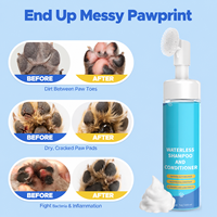 Nettoyant moussant pour pattes de chien et de chat, hypoallergénique, au pH équilibré, sans rinçage, avec logo personnalisé