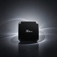 Boîtier TV intelligent Android X96 MINI sous Android 11, Amlogic S905W2 Quad Core A35, 1/2 Go + 8/16 Go, Wi-Fi 4K, Streaming 100M, Décodeur TV