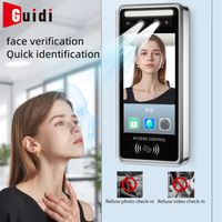 Sistema de Control de Acceso y Asistencia con Reconocimiento Facial Dinámico Ultra-HD de 5 Pulgadas, Máquina Todo en Uno para Exteriores con Reinicio Automático