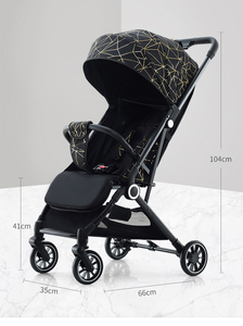 Poussette pliable légère et compacte Wellpal, idéale pour les voyages, pour bébés et tout-petits, capacité de charge de 20 kg - Product Image 4