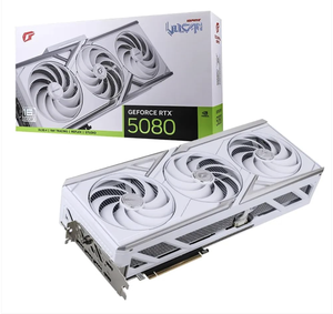 การ์ดจอใหม่ IGame GeForce RTX 5080 W OC 16GB 14Gbps พัดลมระบายความร้อน PCI 4.0 สำหรับเวิร์กสเตชัน รองรับ DP สีขาว DX12 การ์ดจอรุ่นใหม่ - Product Image 6