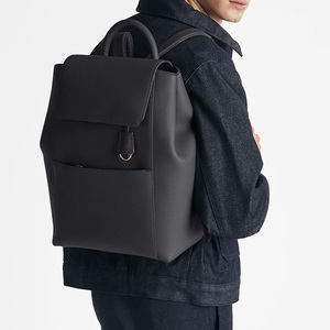 Borse da <span class=keywords><strong>Uomo</strong></span> in Vera <span class=keywords><strong>Pelle</strong></span> di Lusso con Logo Personalizzato, Stile Flip Cover, Realizzate a Mano, con RFID, Zaini per Laptop da Viaggio e Lavoro - Product Image 6