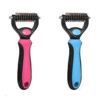 Brosse Portable pour couper les poils de chiens et de chats, outil de toilettage, Double couleur, 1 pièce, meilleures ventes