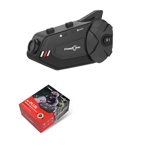 Intercomunicador para Casco de Motocicleta FreedConn R1 Plus, Bluetooth Mesh, Impermeable, para 6 Motociclistas, Auriculares para Casco, Intercomunicador - Product Image 1