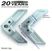 Accessoires de ventilation galvanisés pour système CVC, coins de conduit TDC/TDF