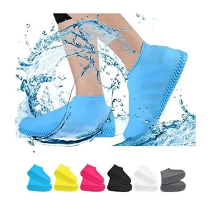 2024 Waterproof rain shoes best-selling reusable shoe protectors for both men and women waterproof non-slip silicone shoe covers