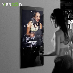 Vercon thông minh tập thể dục Gương thông minh Workout gương ma thuật Android Gương 3 + 32G 32inch màn hình cảm ứng HD máy ảnh - Product Image 1