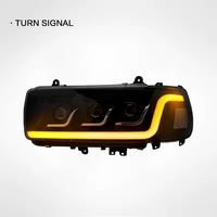 GZYLC - Faro Delantero Modificado con Luz Láser LED, Proyector, Lámpara Antiniebla para Toyota Land Cruiser LC80 1990-2002
