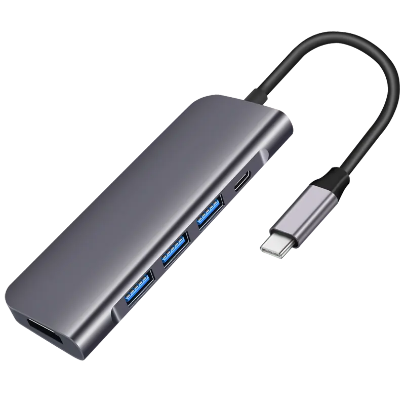 Док-станция Usb Type-C для Macbook Pro Air Otg Usb3.0 Hdmi-совместимая хаб адаптер Pd зарядка ноутбука Usb-разветвитель удлинитель