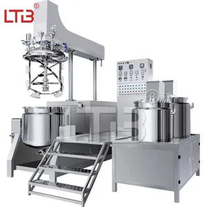 Krim Tubuh Losion lilin kosmetik Mixer vakum elektromagenizer Emulsifier salep Mixer mesin untuk label