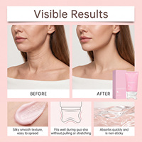 Crème anti-rides pour le cou au collagène PDRN ODM/OEM Gua Sha |   Masseur Gua Sha intégré avec 5% de Volufiline |   Soin raffermissant et sculptant