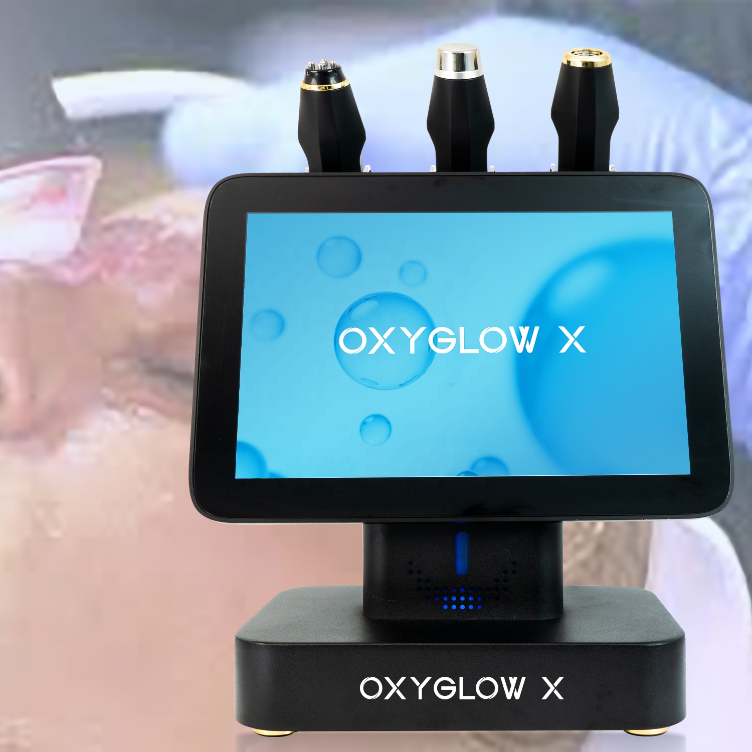 Новейшая 360 Автоматическая oxyglow 3 в 1 Супер устройство для ухода за кожей лица co2 кислородные пузырьки устройство для ухода за кожей против морщин