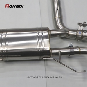 Silencieux d'échappement Valvetronic pour BMW 540i 540 G30 G38 530i 3.0T B58 en acier inoxydable avec télécommande - Product Image 6