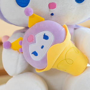 Super doux dessin animé japonais animal en peluche jouet bulle tapis étoile pendentif moche mignon fille PP coton rempli cadeau - Product Image 5