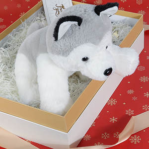Peluche de <span class=keywords><strong>Perro</strong></span> Husky, Juguete de Peluche Suave y Adorable, Peluche Realista de <span class=keywords><strong>Cachorro</strong></span>, Regalo para Niños, Fabricante de Peluches Personalizados - Product Image 4