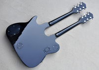 Flyoung Blue Factory Double Neck 6 + 6 Strings Acoustic Electric Guitar Stringed Instruments
