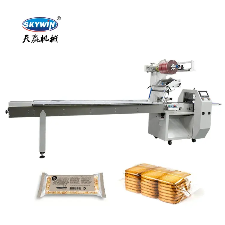 Skywin 250 мешков/мин упаковочная машина для печенья/машина для упаковки печенья/автоматические машины для печенья