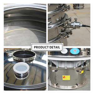 Gaofu thép không gỉ cơ giới siêu âm rung màn hình sàng tách cho bột mì bột mịn tròn sàng máy - Product Image 3