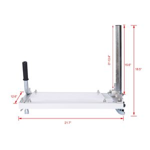 DB tronçonneuse moulin Portable Horizontal journal scie à ruban aluminium acier planche bois fraisage barre 20 pouces taille - Product Image 5