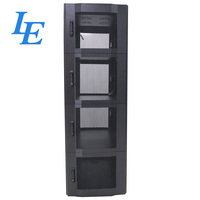 Armoire de serveur 19 pouces 42U pour centre de données en co-location, armoire de réseau avec porte ventilée, protection IP20, capacité de charge statique de 1000 kg