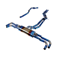 Système d'échappement Catback Valvetronic en alliage de titane pour Porsche Cayenne Turbo 4.0T 2017-2023, avec tuyau avant pour performance et course, amélioration des performances