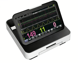 Monitor Fetal Portátil WFM-08A, FHR TOCO FM, Monitor de Frecuencia Cardíaca Fetal en Tiempo Real con Impresora - Product Image 1