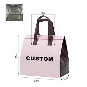 Sac isotherme personnalisé 2026 en non-tissé avec logo, grand format, en tissu Ripstop et feuille d'aluminium – Sac à déjeuner mignon - Product Image 1
