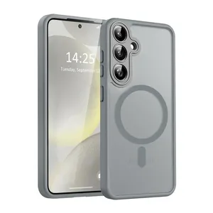 CHAOYIDIAN Cover Opaca Traslucida Magnetica per Ricarica Wireless per <span class=keywords><strong>Samsung</strong></span> <span class=keywords><strong>Galaxy</strong></span> A56 A16 A36 A26 A06 A55 <span class=keywords><strong>A35</strong></span> A25 A15 A05 - Product Image 6