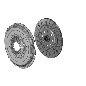 MK10325D Kit d'embrayage 2 pièces (couvercle + plaque) pour voitures avec roulement d'entraînement hydraulique FIAT 500L (351 _, 352 _) - Product Image 2
