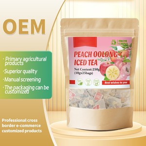 Sachets de thé aux fruits OEM Pêche Oolong – Saveur naturelle de pêche mélangée à un thé Oolong de haute qualité – Thé aux herbes rafraîchissant et sans sucre - Product Image 3