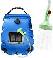 Grosir tas air pancuran portabel 20l 50 galon, tas air pancuran portabel dengan termometer, tangki air kandung kemih, pemanas tenaga surya luar ruangan