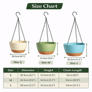 Jardinière suspendue à arrosage automatique avec système de drainage efficace, <span class=keywords><strong>pot</strong></span> de fleurs en plastique réutilisable pour plantes d'intérieur et d'extérieur - Product Image 4