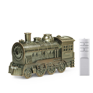 Difusor de Aceites Esenciales con Forma de Tren Retro, Humidificador de Aromaterapia para Dormitorio, Oficina, Habitaciones Grandes, Artículos para el Hogar Inteligente - Product Image 3