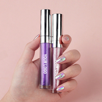 Fard à paupières liquide longue tenue 5 ml, imperméable et pailleté, pour maquillage quotidien et de soirée, vente en gros