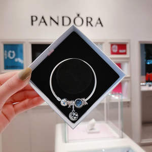 Bracelet en argent 925 Pan Family Starry Fairy Tale pour femme, cœur de l'océan, haute joaillerie, bracelet pour femme, cadeau d'anniversaire, cadeau de la Saint-Valentin - Product Image 4