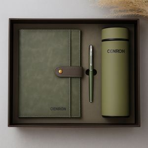 Set de Regalo de Oficina con Logotipo Personalizado, Cuaderno A5, Bolígrafo y Vaso para Promocionar la Marca de la Empresa - Product Image 5